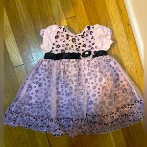 Pink spotted dress